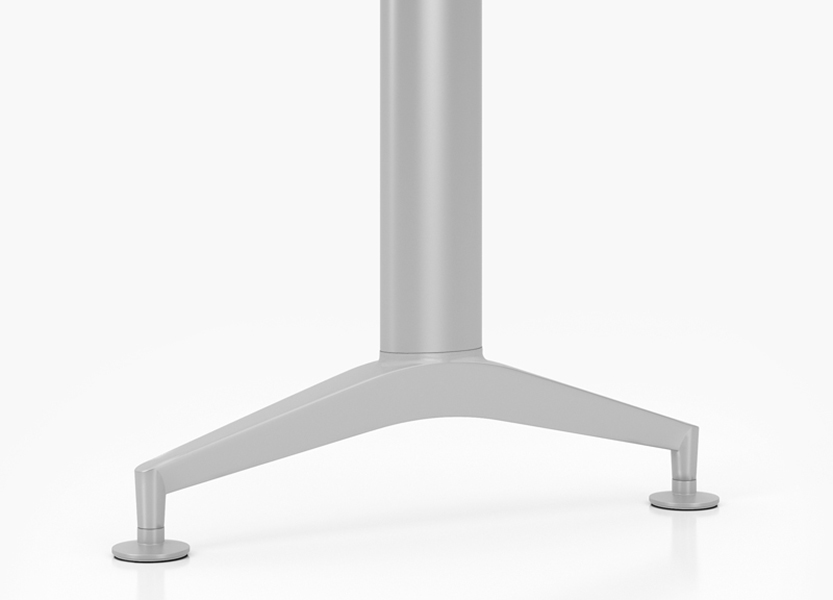 Revo table metal leg