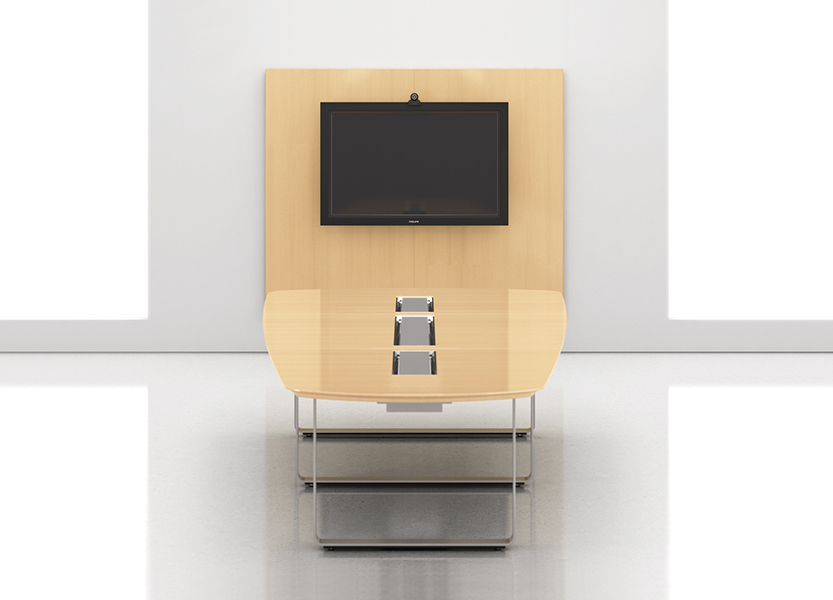 Nuvo table with tv hub